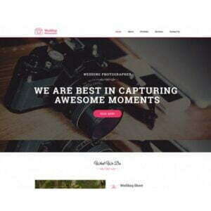 Wedding Photography – HTML Template